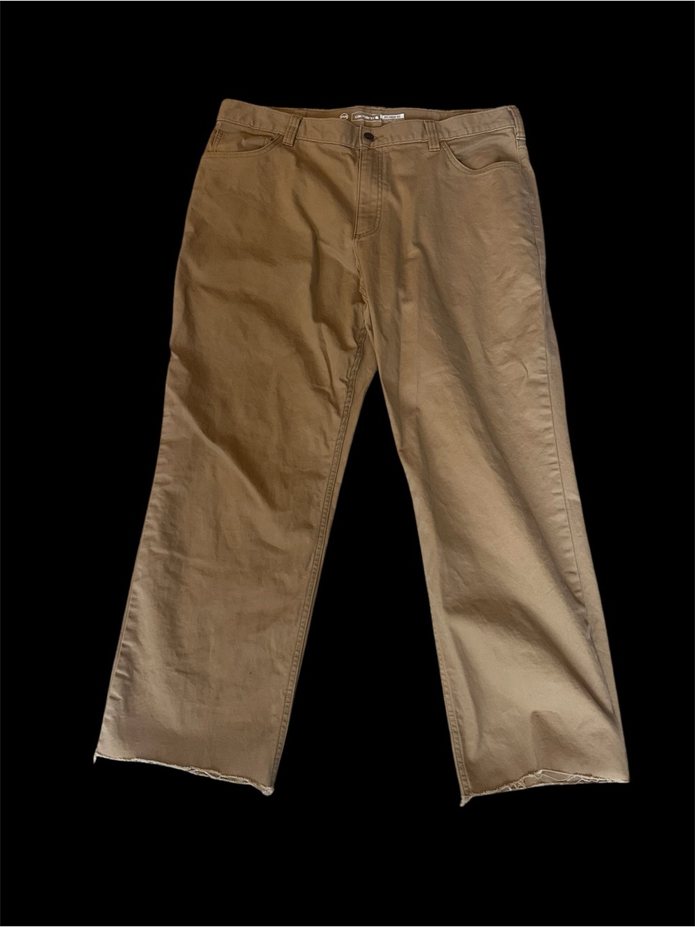 Men's Tan Straight-Leg Pants  Size 38